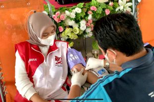 BDDS bersama UDD PMI Kota Samarinda kembali menggelar kegiatan donor darah yang dilaksanakan di Gedung Dharma Bakti Jalan Pangeran Hidayatullah, Samarinda, Minggu (30/7/2023).